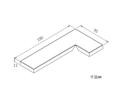 画像2: コーナーカバー左/右、ヒンジ104用